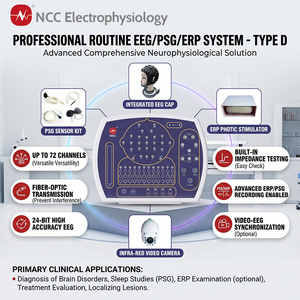 NCC Medical Neuroscience Instrument 72 Channel Fiber Optical PSG ERP EEG Machine